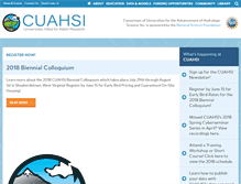Tablet Screenshot of cuahsi.org